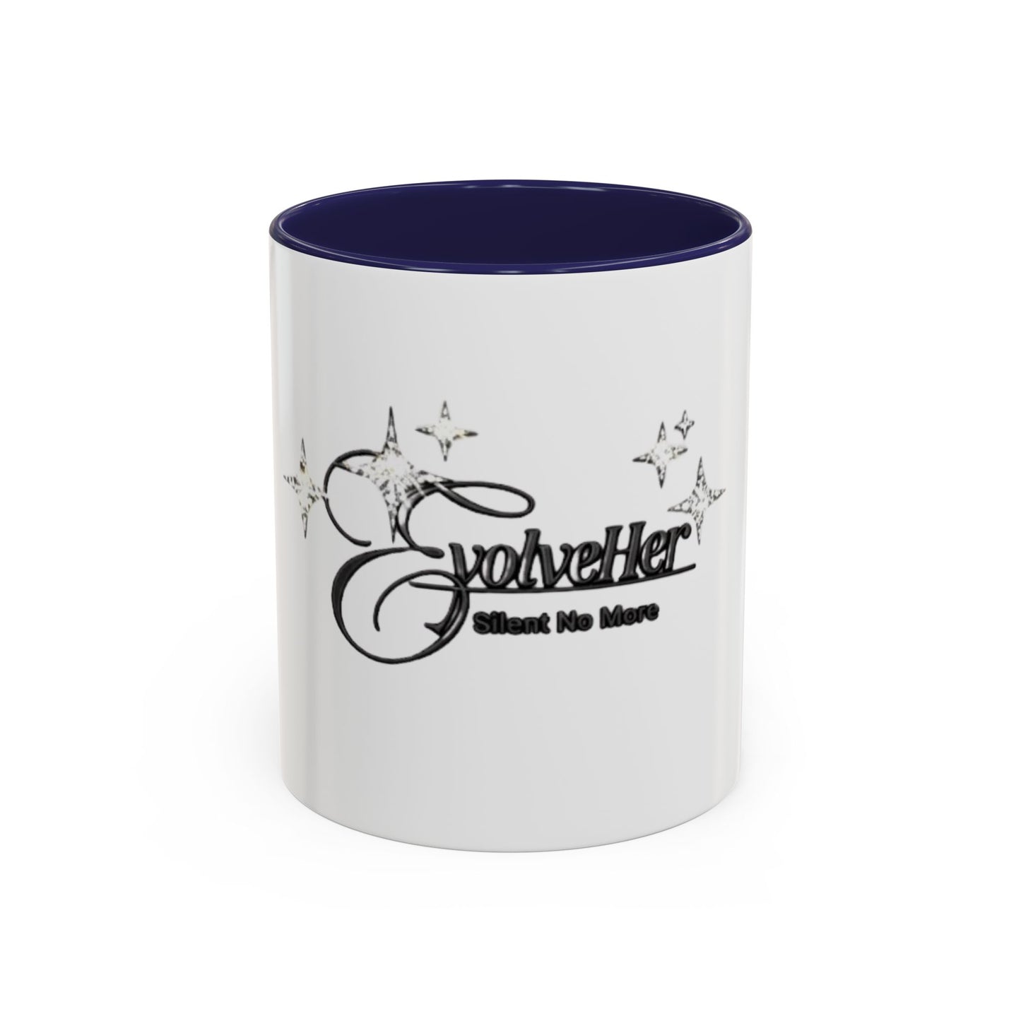 Gothic Sparkle Coffee Mug — “SpookyHer About To Haunt” Accent Ceramic Mug (11/15oz)