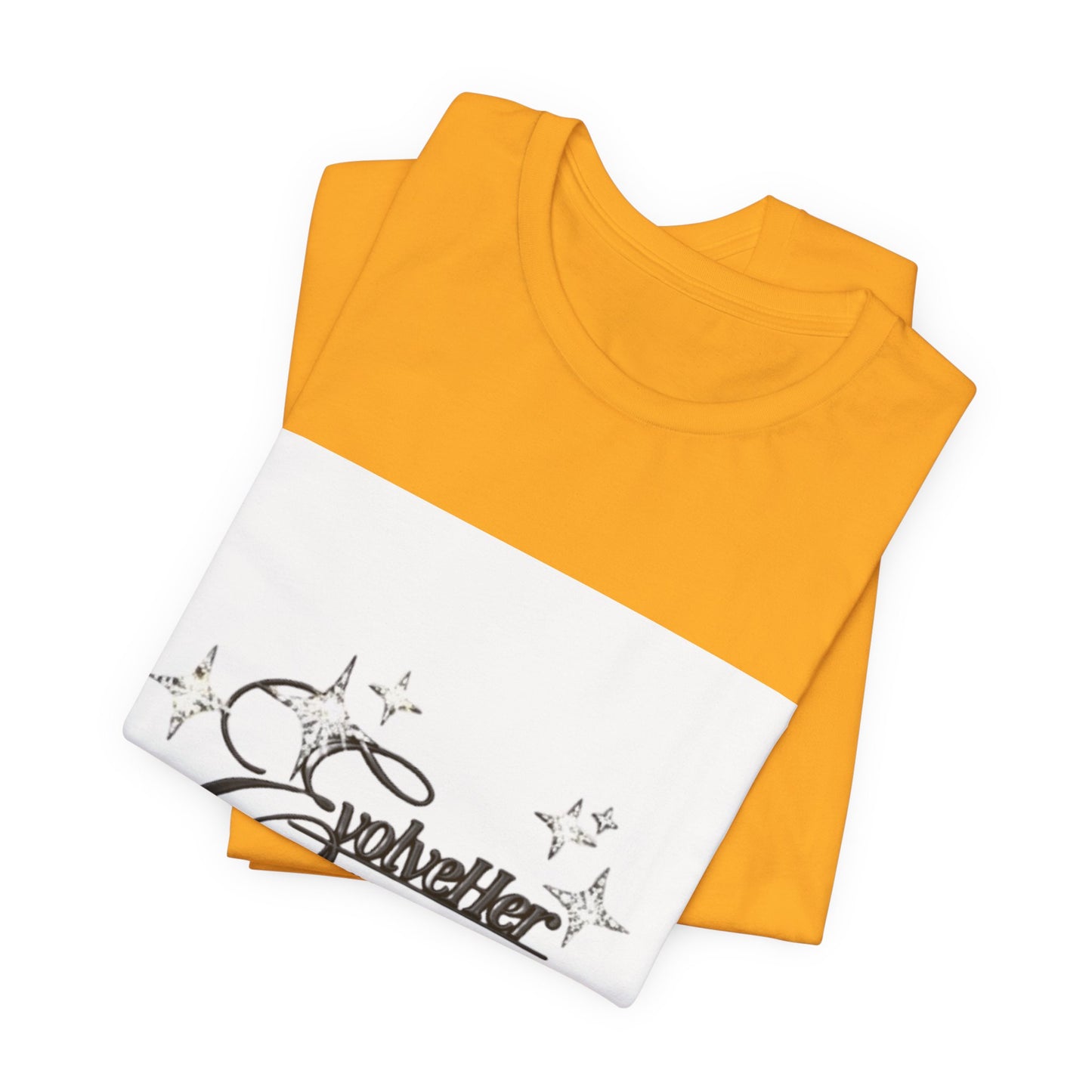 Traveller Glitter Script Tee — 'Around the Moon' Retro Graphic T-Shirt