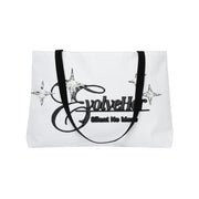 Weekender Tote Bag – EvolveHer 'About No More' Script Tote