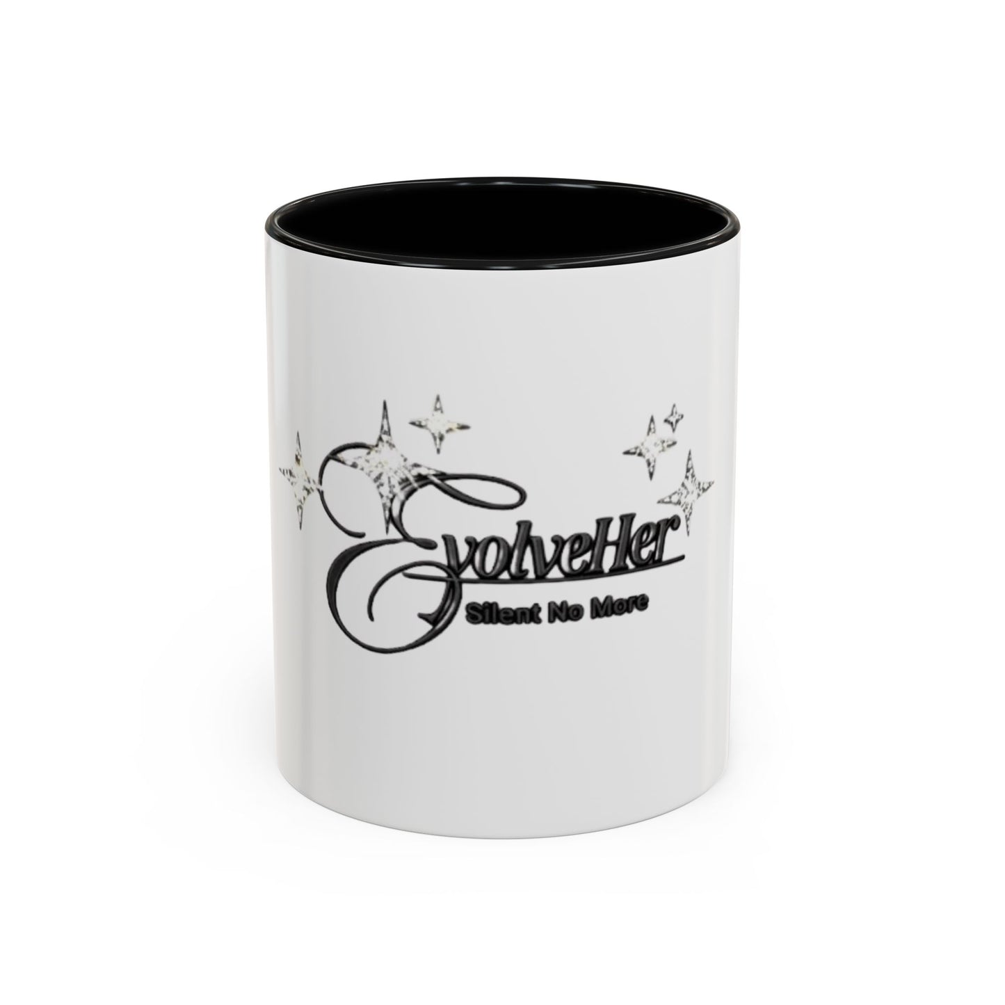 Gothic Sparkle Coffee Mug — “SpookyHer About To Haunt” Accent Ceramic Mug (11/15oz)