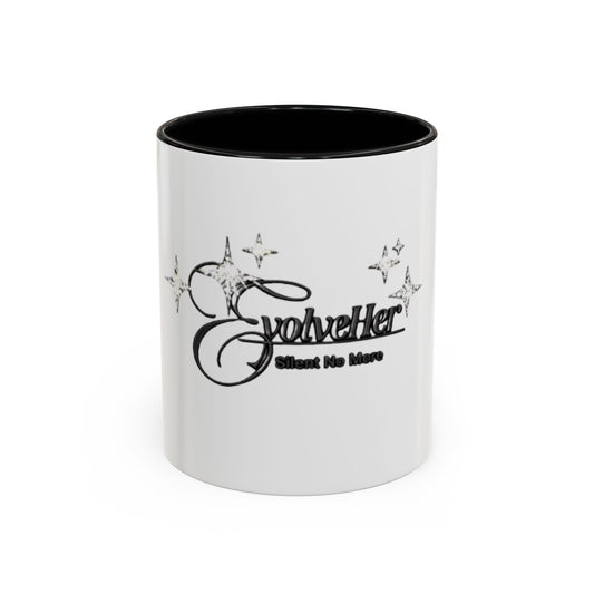 Gothic Sparkle Coffee Mug — “SpookyHer About To Haunt” Accent Ceramic Mug (11/15oz)