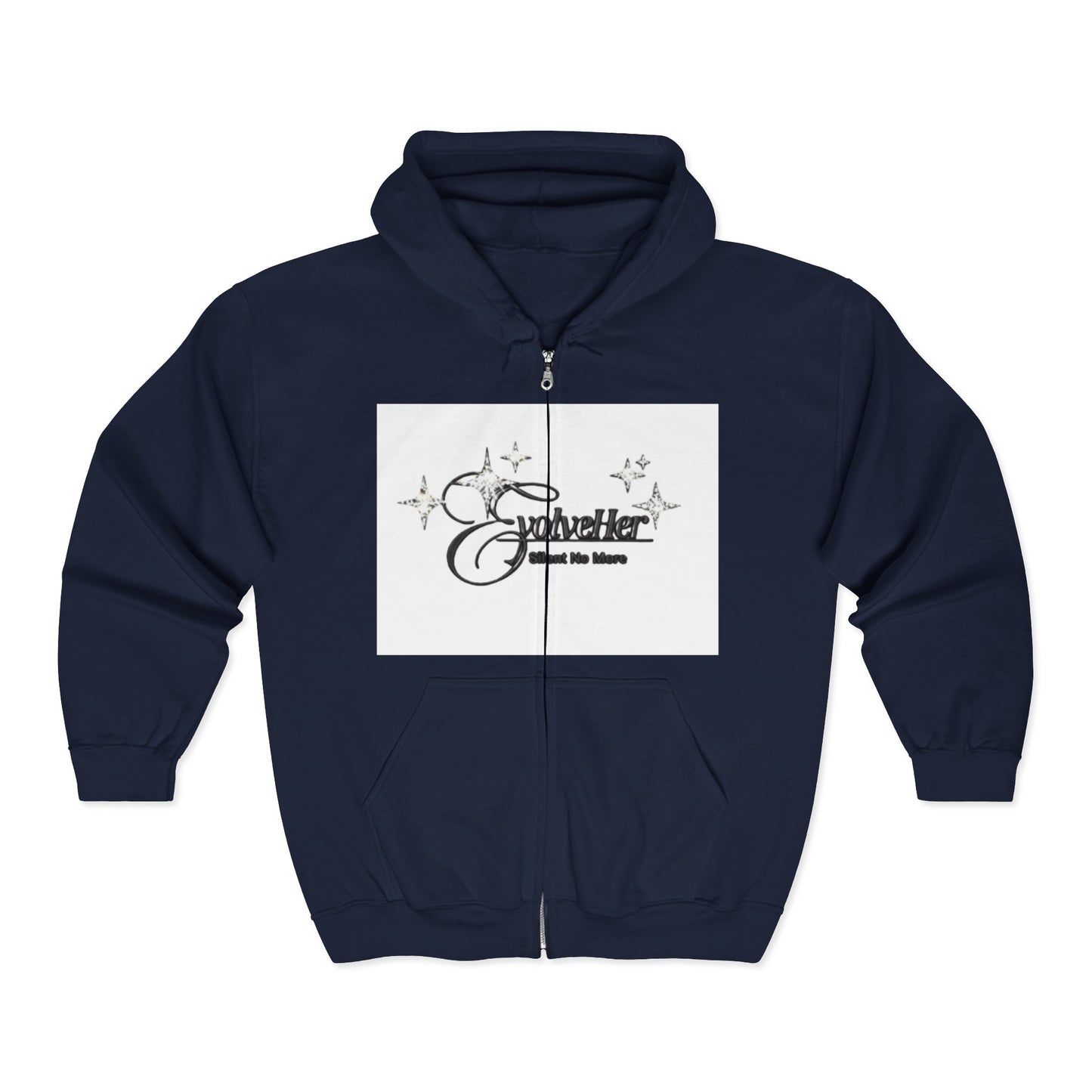 Sparkle Zip Hoodie - "Sparkle and Shine" Graphic Full-Zip Sweatshirt