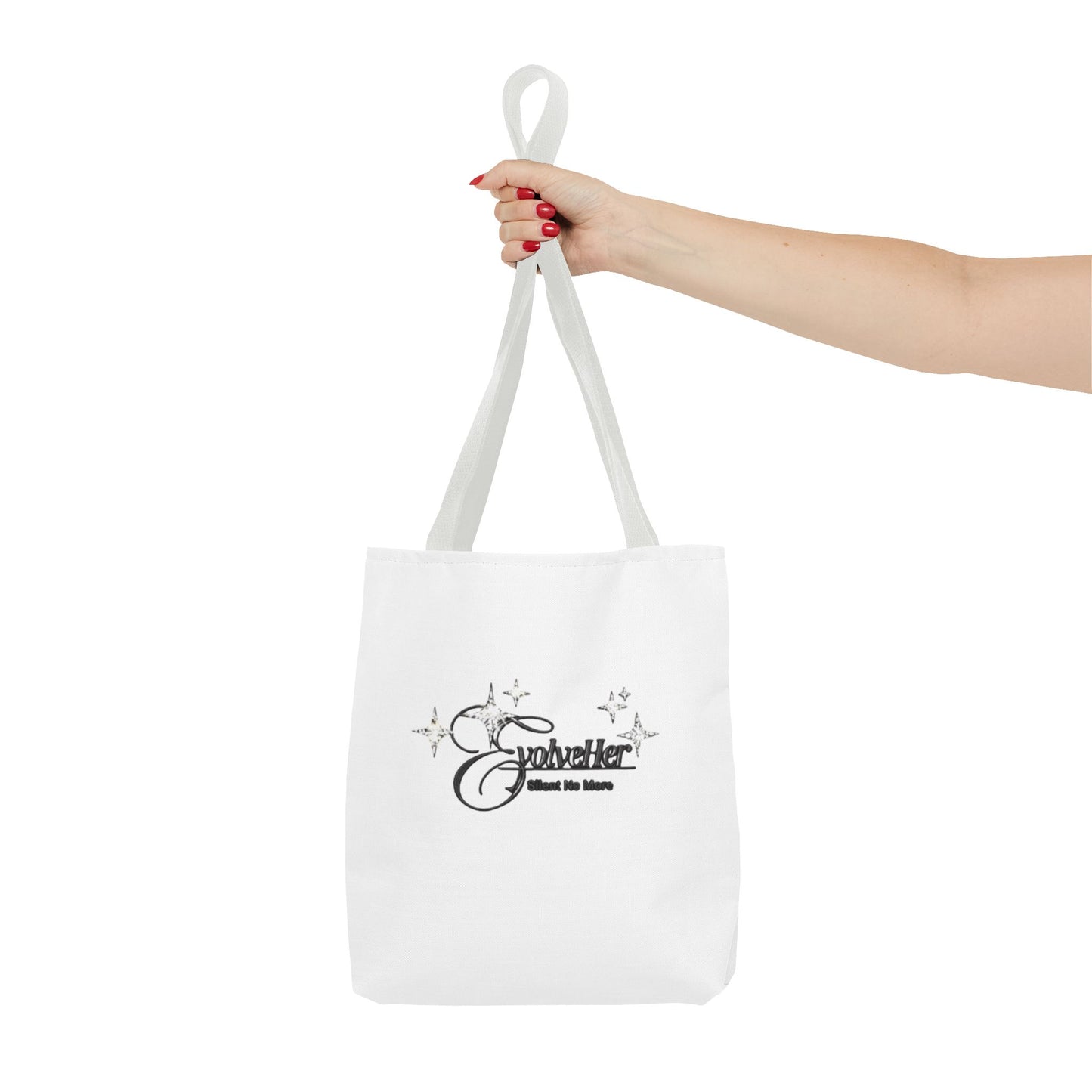 Traveler Tote Bag - 'Where We Roam' Script Design, Lightweight All-Over Print Travel Tote